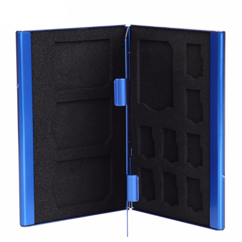 Super Thin Blue Memory Cards Protective Case