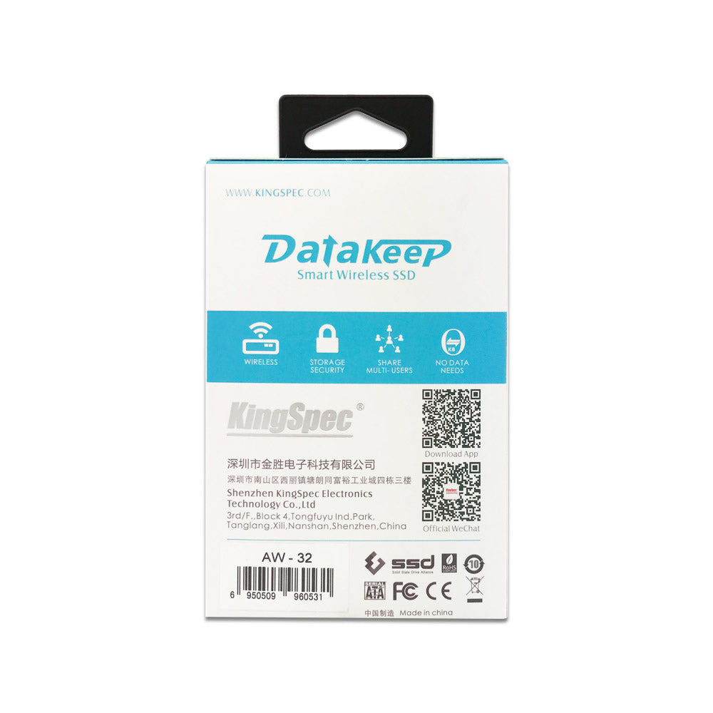 Data Keeper Wireless External Hard Drive
